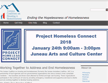 Tablet Screenshot of homelessinjuneau.org